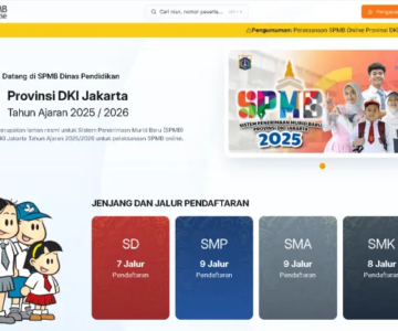 Cerita Perjuangan SPMB SMP Jakarta 2025: Dari Jalur Prestasi Hingga Jalur Kedua 4 Tampilan web SPMB DKI Jakarta tahun 2025