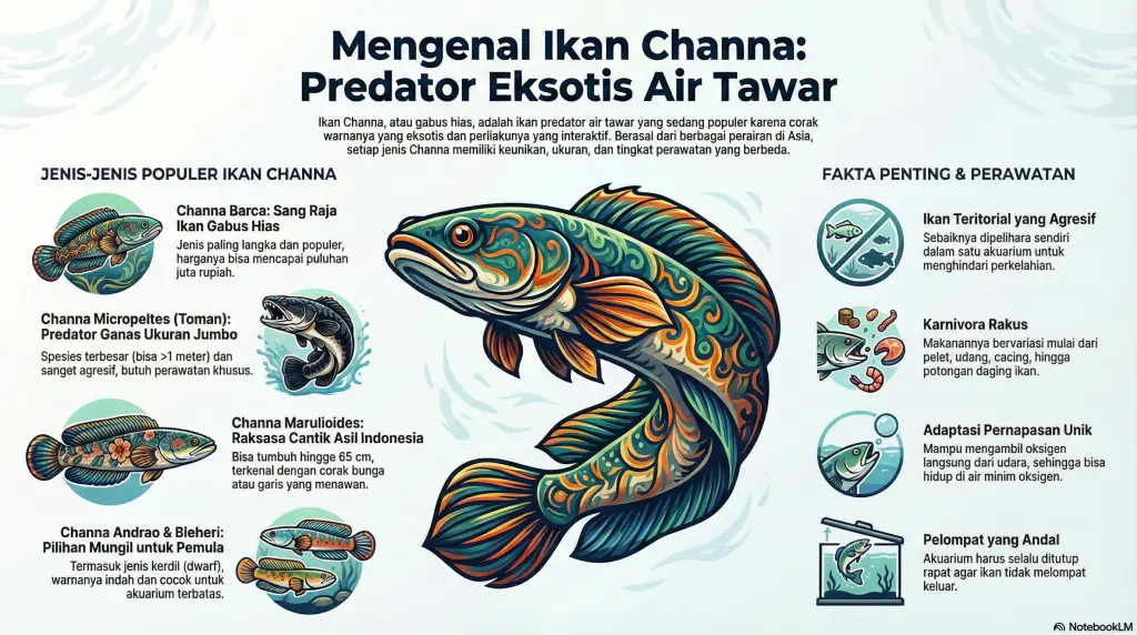Dari Wajan ke Akuarium Mewah: 6 Fakta Mengejutkan Ikan Channa yang Bikin Geleng Kepala 2
